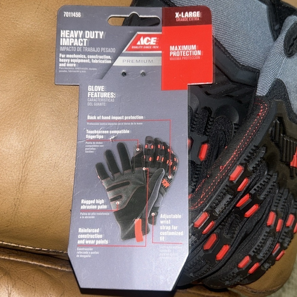 COPY - NWT Heavy duty impact maximum protection gloves - Picture 2 of 6
